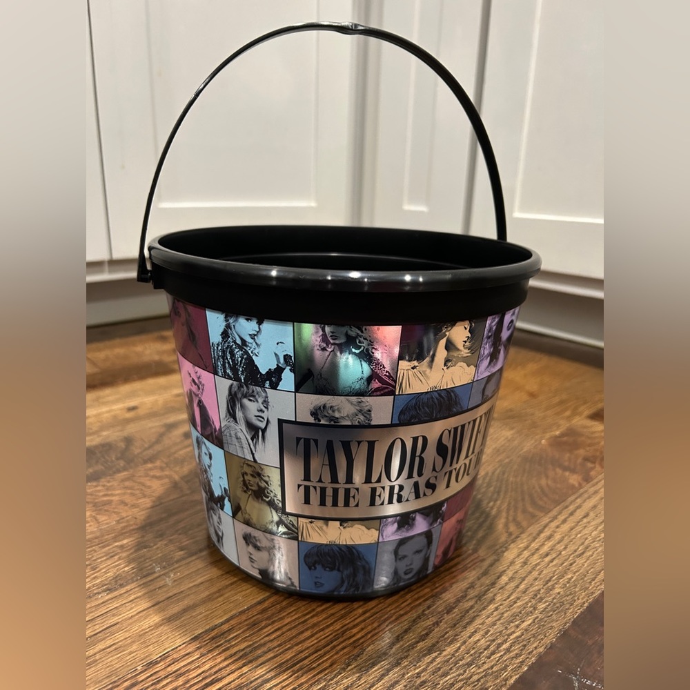 Taylor Swift Eras Tour movie popcorn bucket from opening night (AMC version)